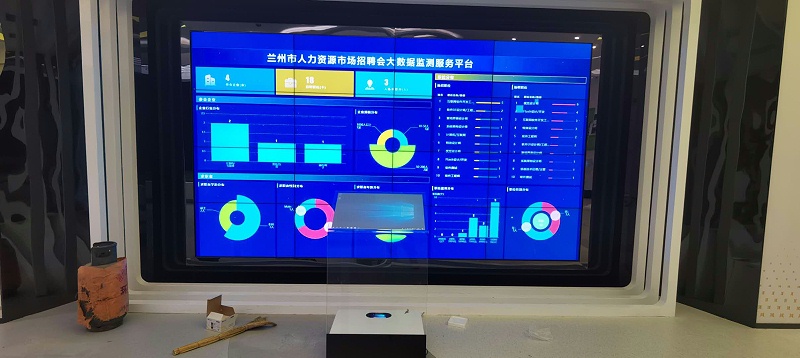 中億睿液晶屏、智能滑軌助力蘭州人力資源產(chǎn)業(yè)園打造創(chuàng)意科技化數(shù)字展廳