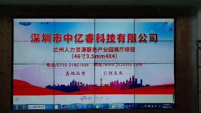 中億睿液晶屏、滑軌屏助力蘭州人力資源產(chǎn)業(yè)園打造創(chuàng)意科技化數(shù)字展廳