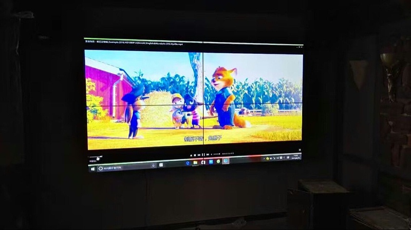 貴州貴陽(yáng)酒吧項(xiàng)目|55寸液晶拼接屏3.5mm拼縫2X2拼接